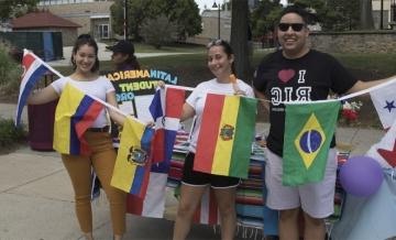 Latin American Student Organization students